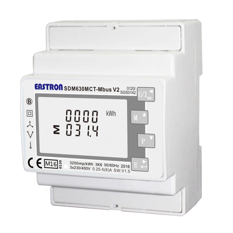 Three Phase Electricity Meter Sdm Modbus Mid