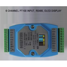 PD3060E- PT100 6-chanel Modbus RTU with Display