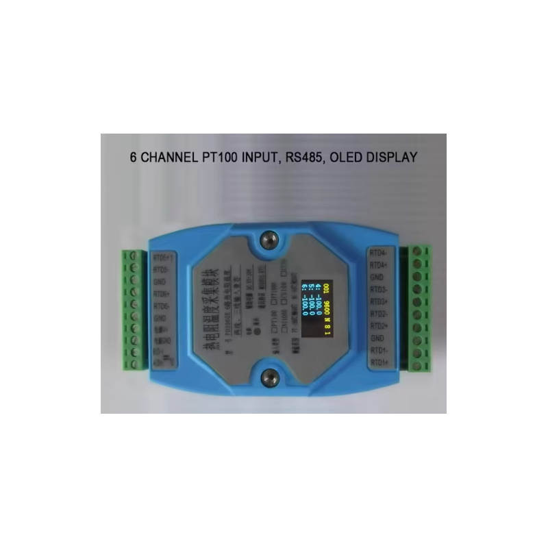 PD3060E- PT100 6-chanel Modbus RTU with Display