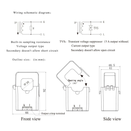 Current transformers 400 A SCT036TS 400A/5A